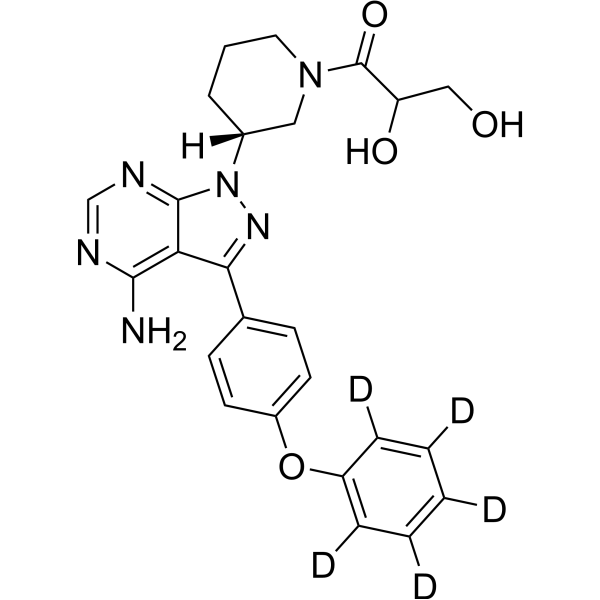 Dihydrodiol-Ibrutinib-d5 (PCI-45227-d5) 2068022-09-1